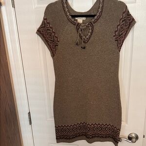 Ruff Hewn Taupe Knit Crewneck Sweater